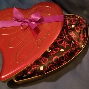 Mens heart boxers in a heart shaped tin